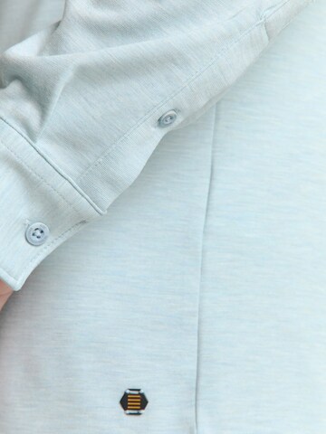 No Excess Regular fit Button Up Shirt in Blue