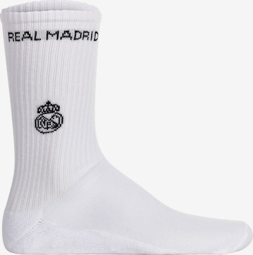 Real Madrid Sokken in Wit: voorkant
