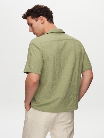 D’S Damat Regular fit Overhemd in Groen