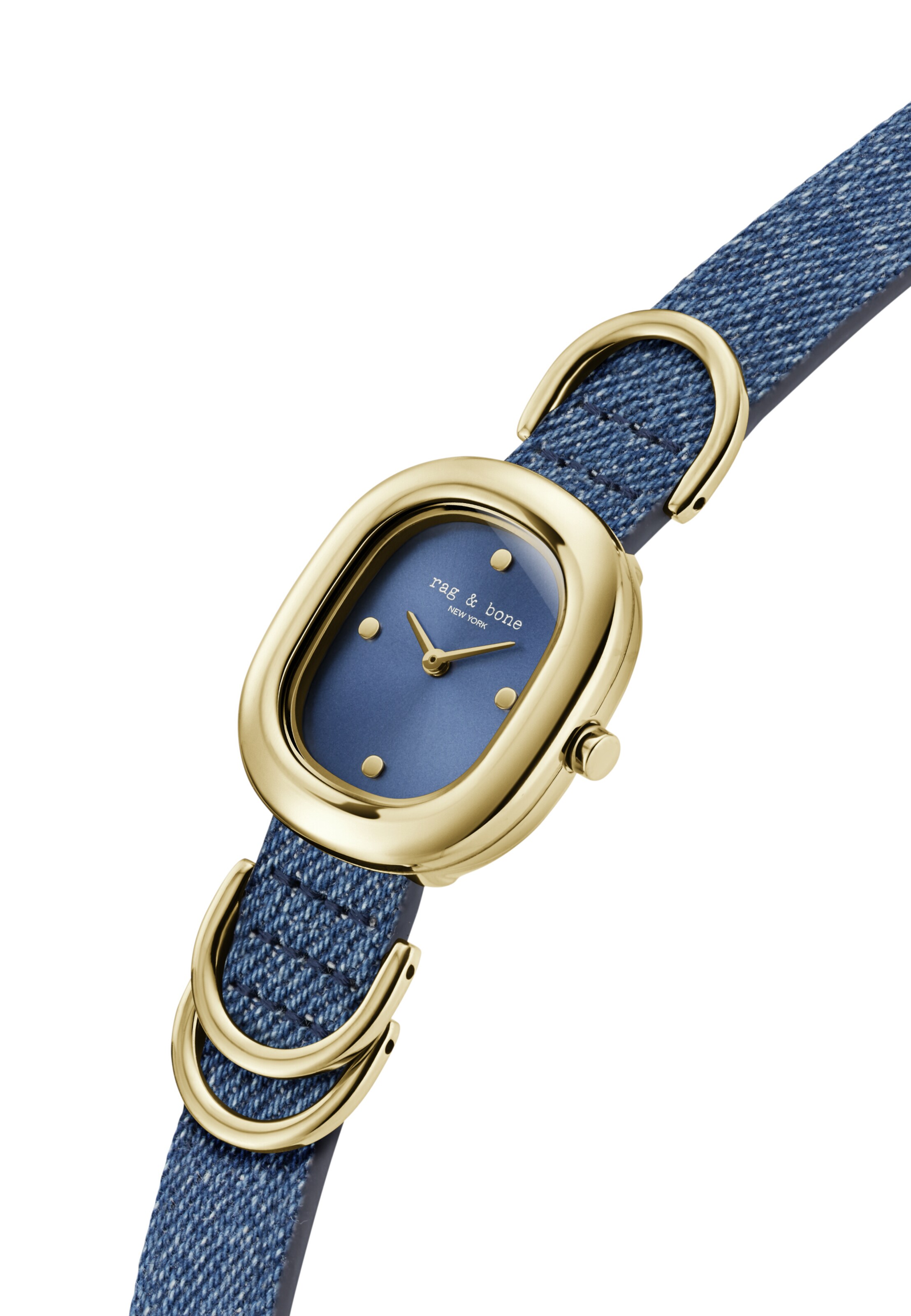 rag & bone Analoguhr ' Rory' in Blau