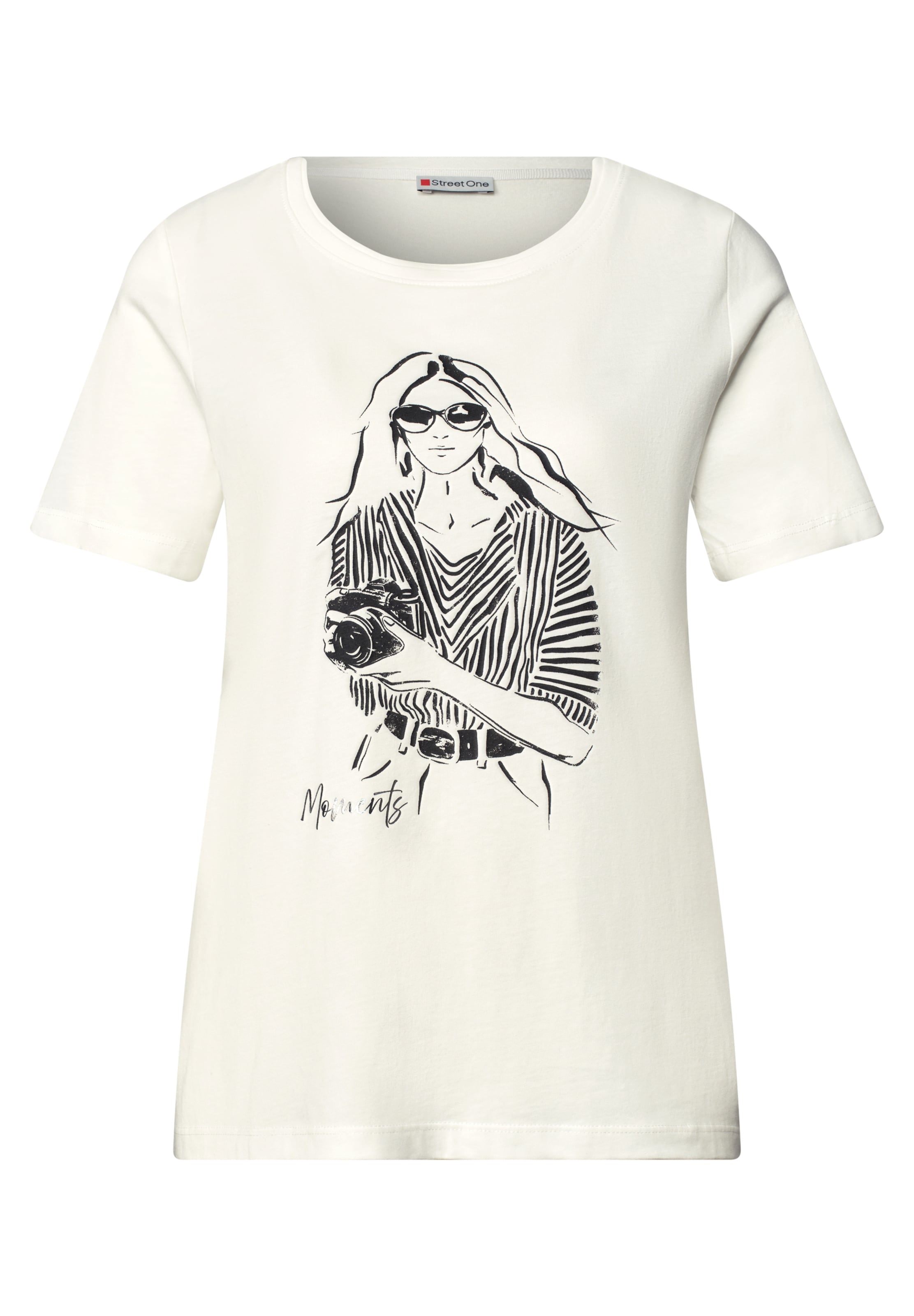 STREET ONE Shirt in White: front