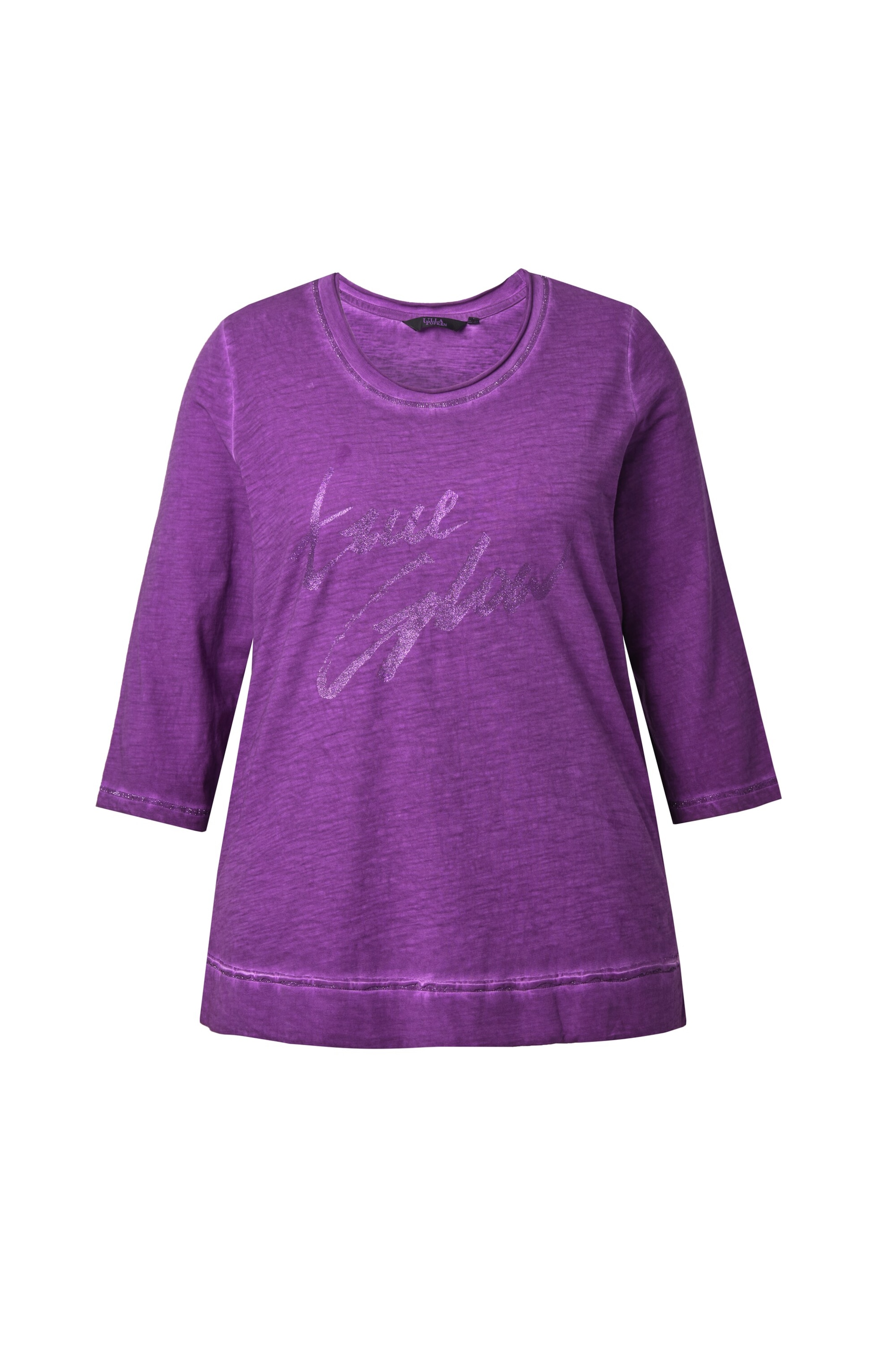 Ulla Popken Shirt in lila, Produktansicht