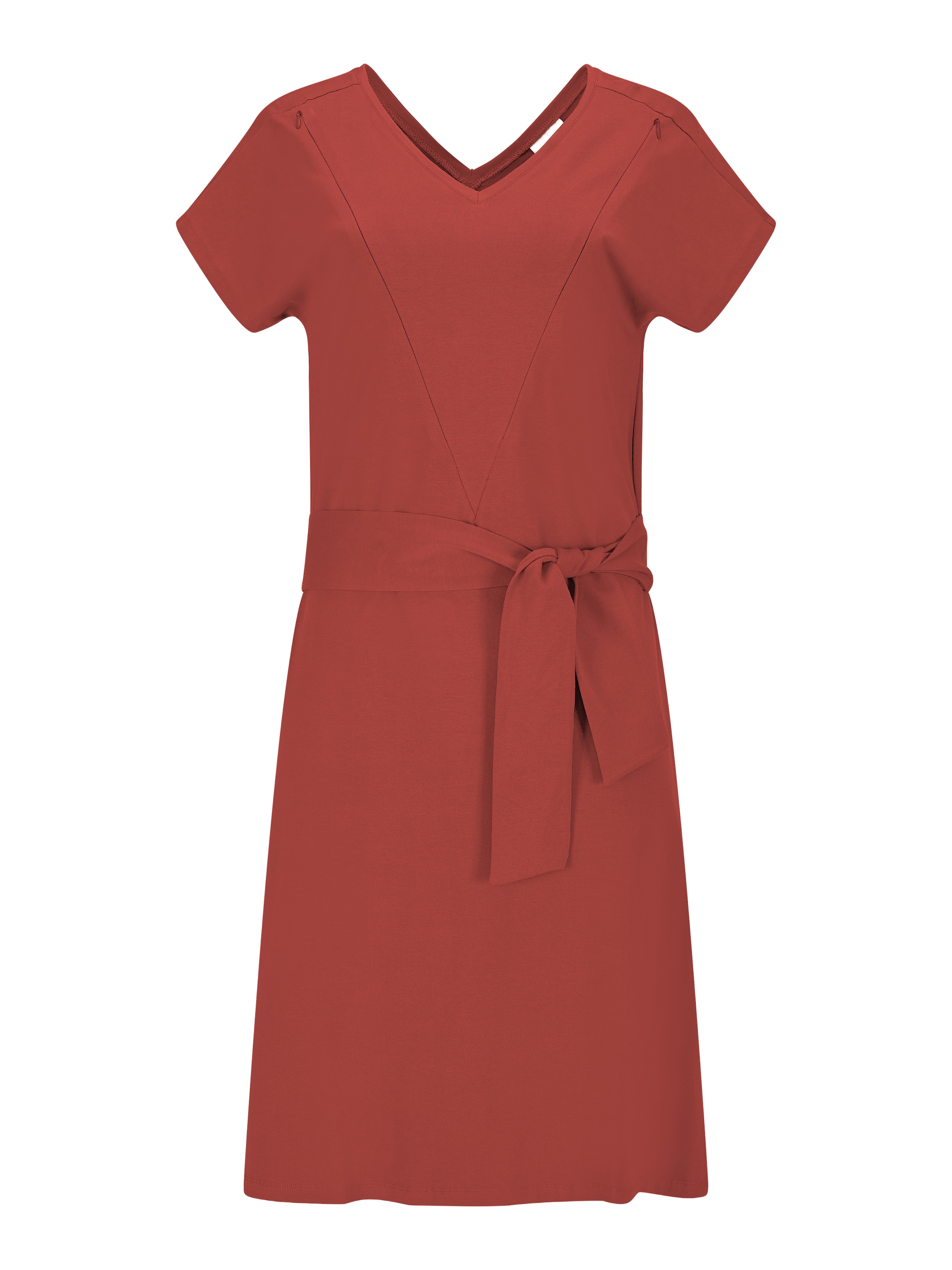 dayê rose Dress 'Alyssa Stillkleid für Stillzeit & danach' in Red: front