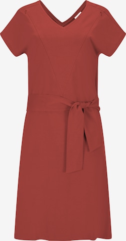 dayê rose Kleid 'Alyssa Stillkleid für Stillzeit & danach' in Rot: Vorderseite