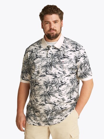 balts Tommy Hilfiger Big & Tall T-Krekls: no priekšpuses