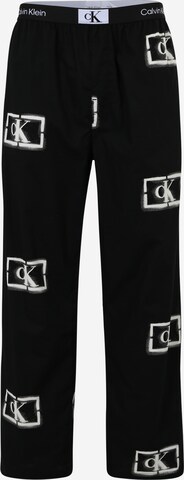 Pantalon de pyjama Calvin Klein Underwear en noir : devant