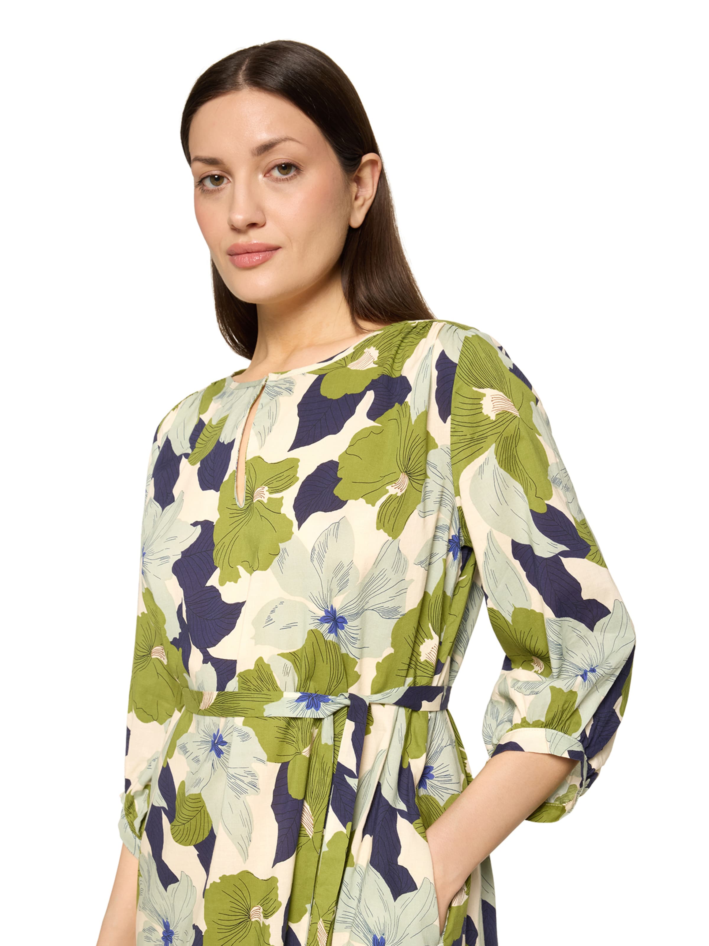 Cartoon Avondjurk in Wit