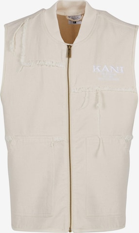 Gilet Karl Kani en beige : devant