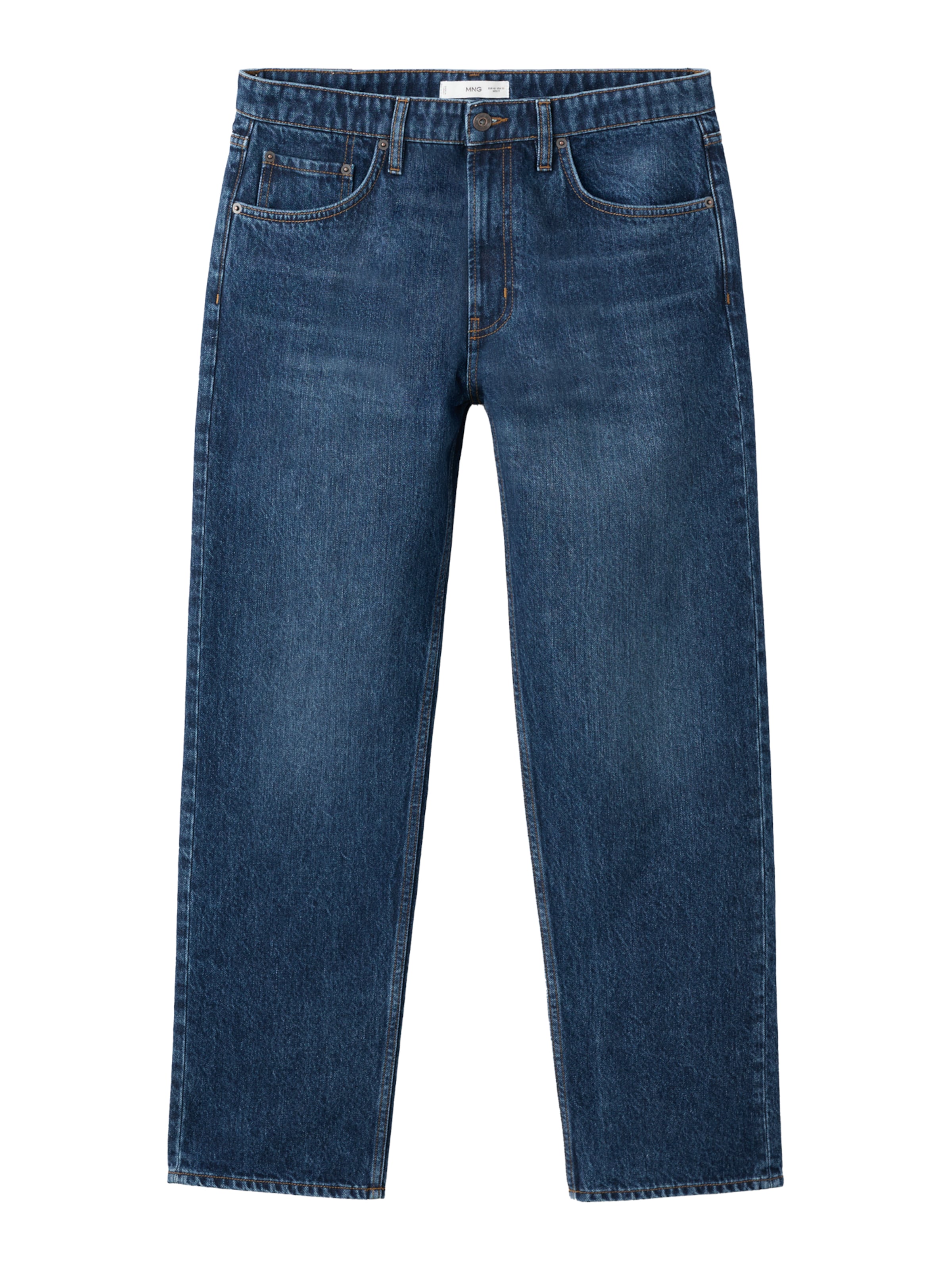 MANGO MAN regular Jeans 'Moby' i blå: forside
