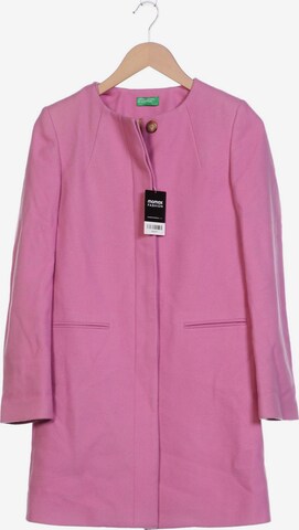 UNITED COLORS OF BENETTON Jacket & Coat in M in Pink: front