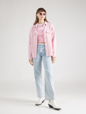 LEVI'S ® Bluse 'Iconic Western' i pink