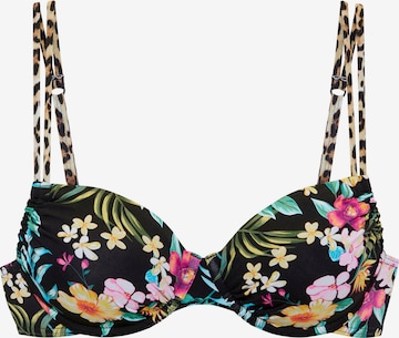 BUFFALOBalkonet Bikini gornji dio - crna boja: prednji dio