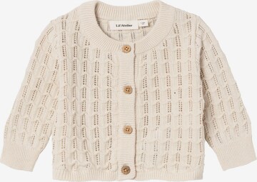 NAME IT Knit Cardigan in Beige: front