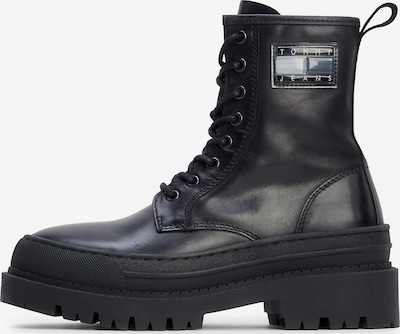 Tommy Jeans Lace-Up Ankle Boots in Black, Item view