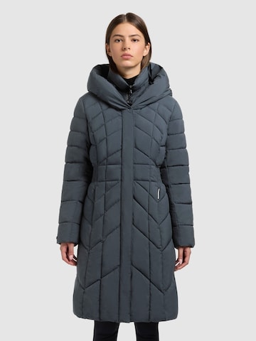 khujo Winter coat 'Laio' in Blue: front