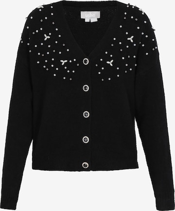 Usha - Cárdigan en negro: frente