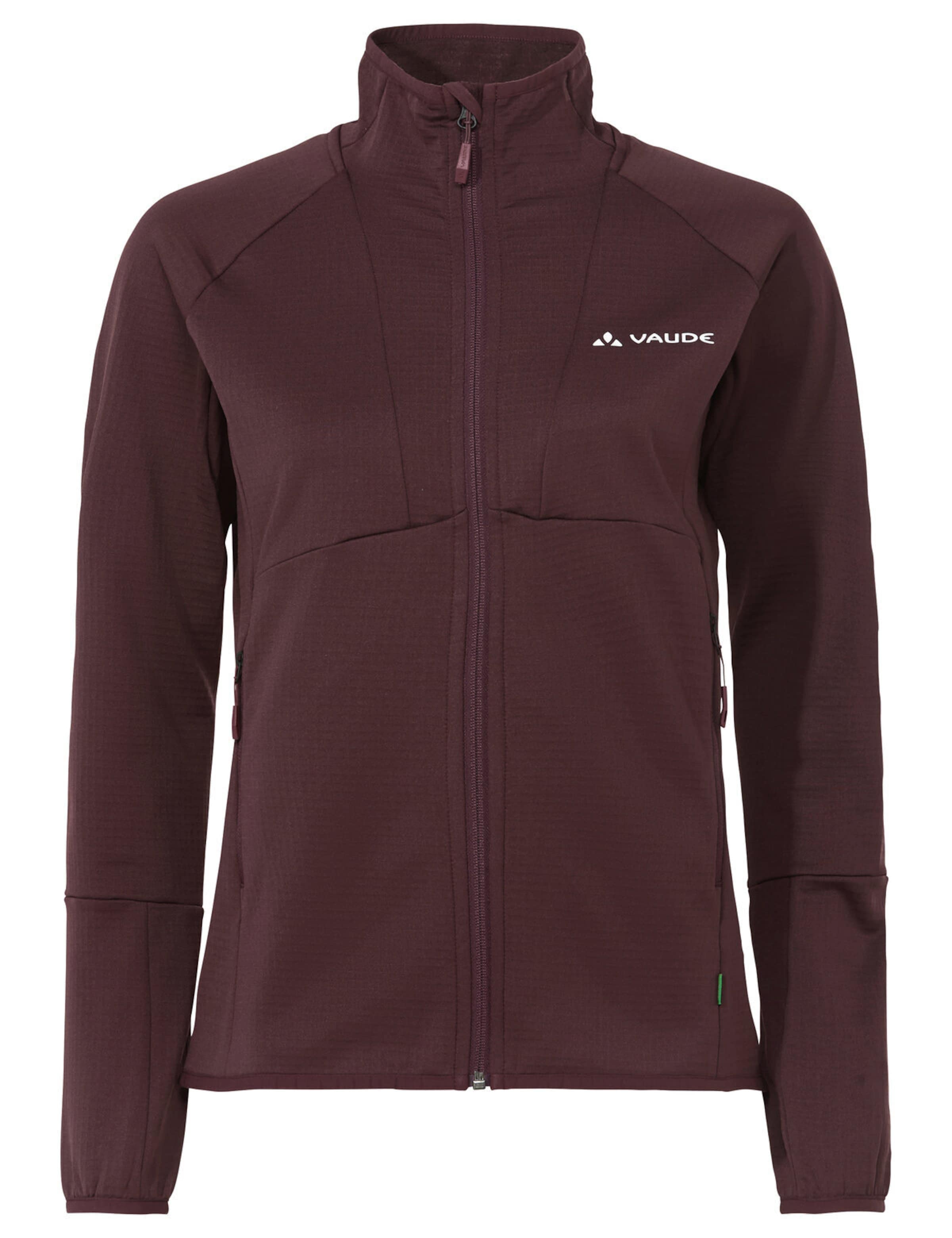 VAUDE Funktionsfleecejack 'Monviso' in Rot: Vorderseite