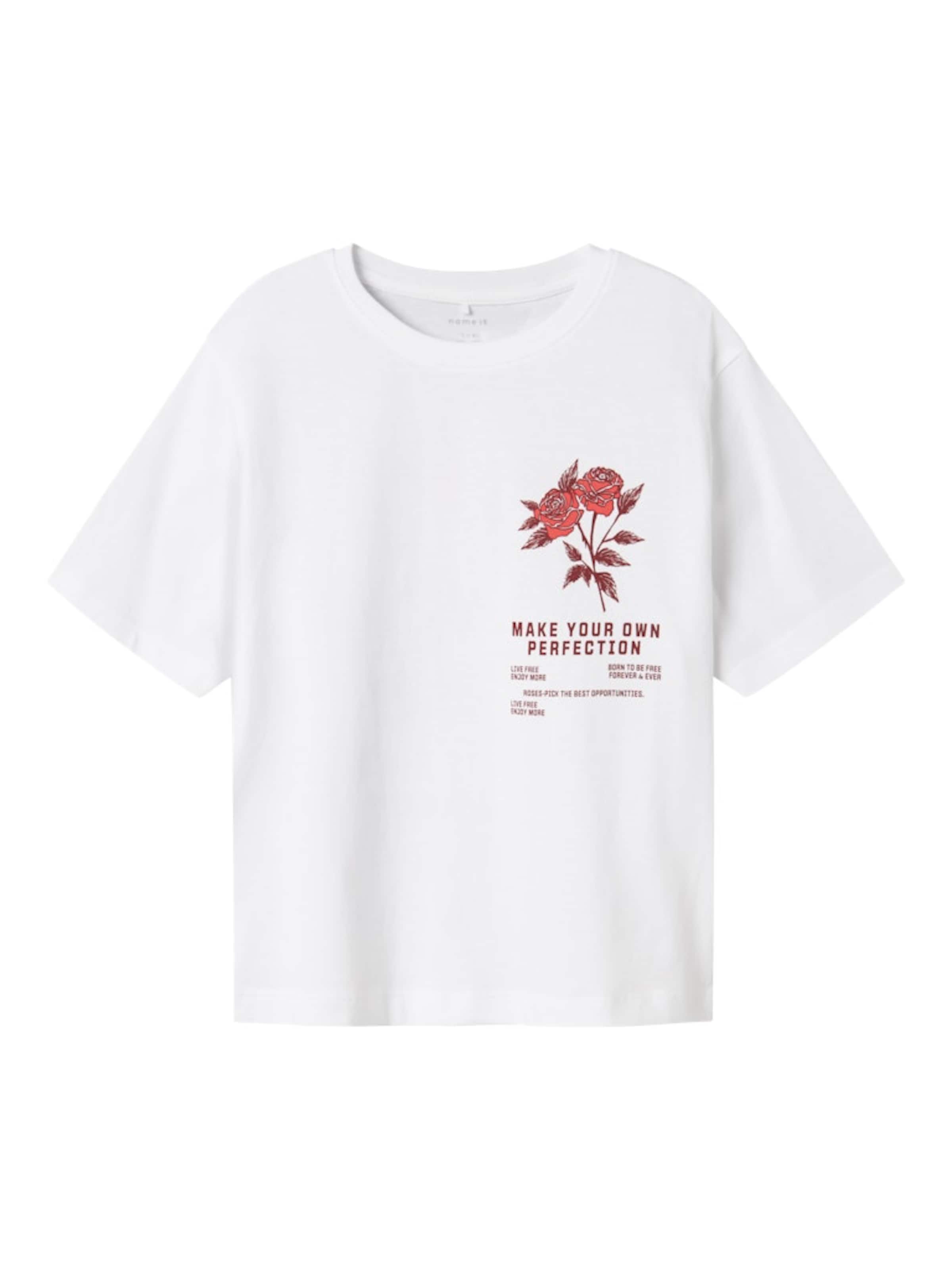 balts NAME IT T-Krekls 'NKFHominu': no priekšpuses