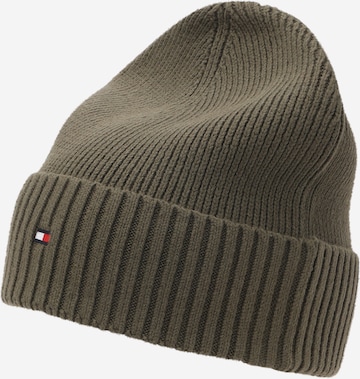 Bonnet TOMMY HILFIGER en vert : devant
