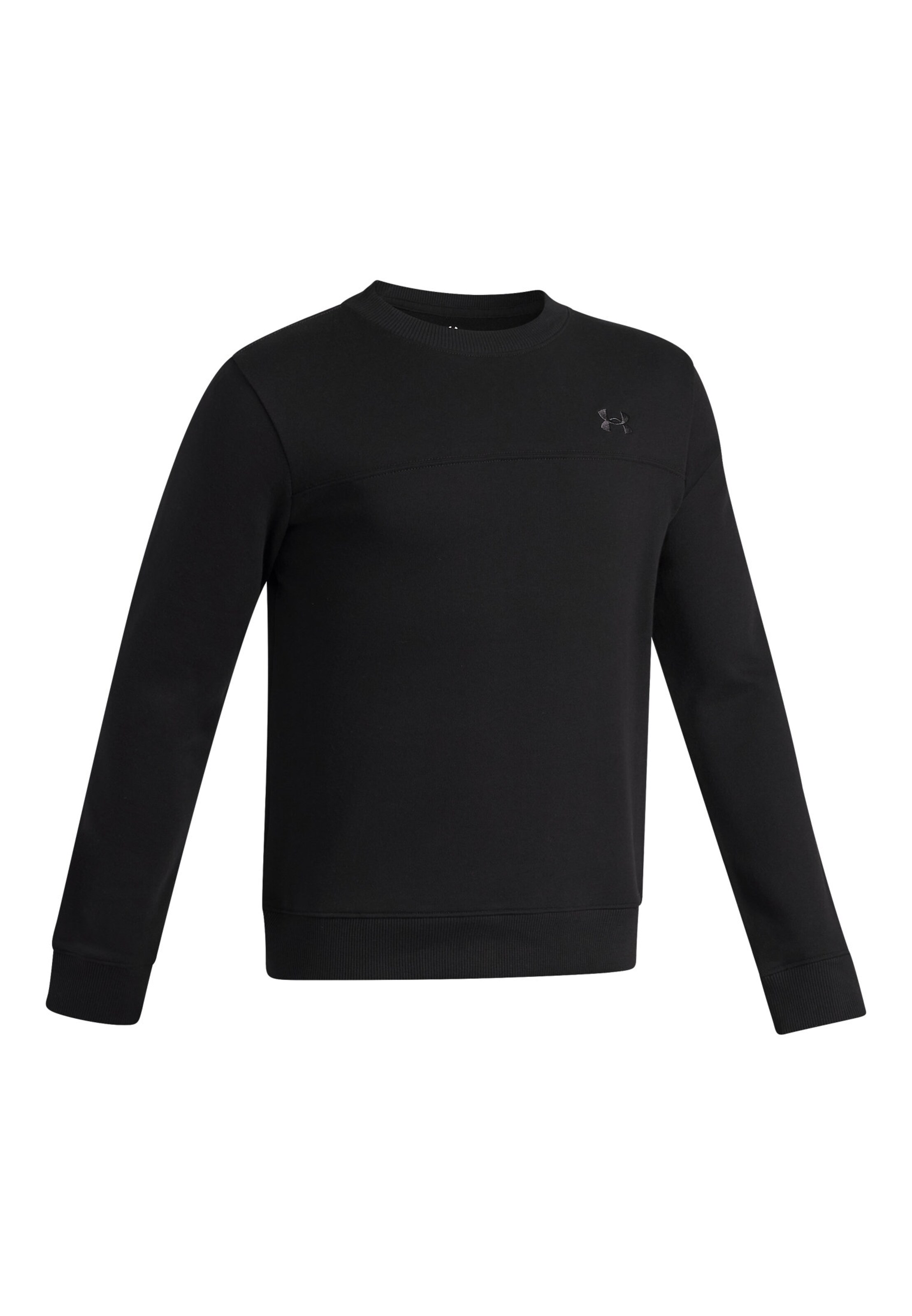 UNDER ARMOUR Sportief sweatshirt 'Rival' in Zwart