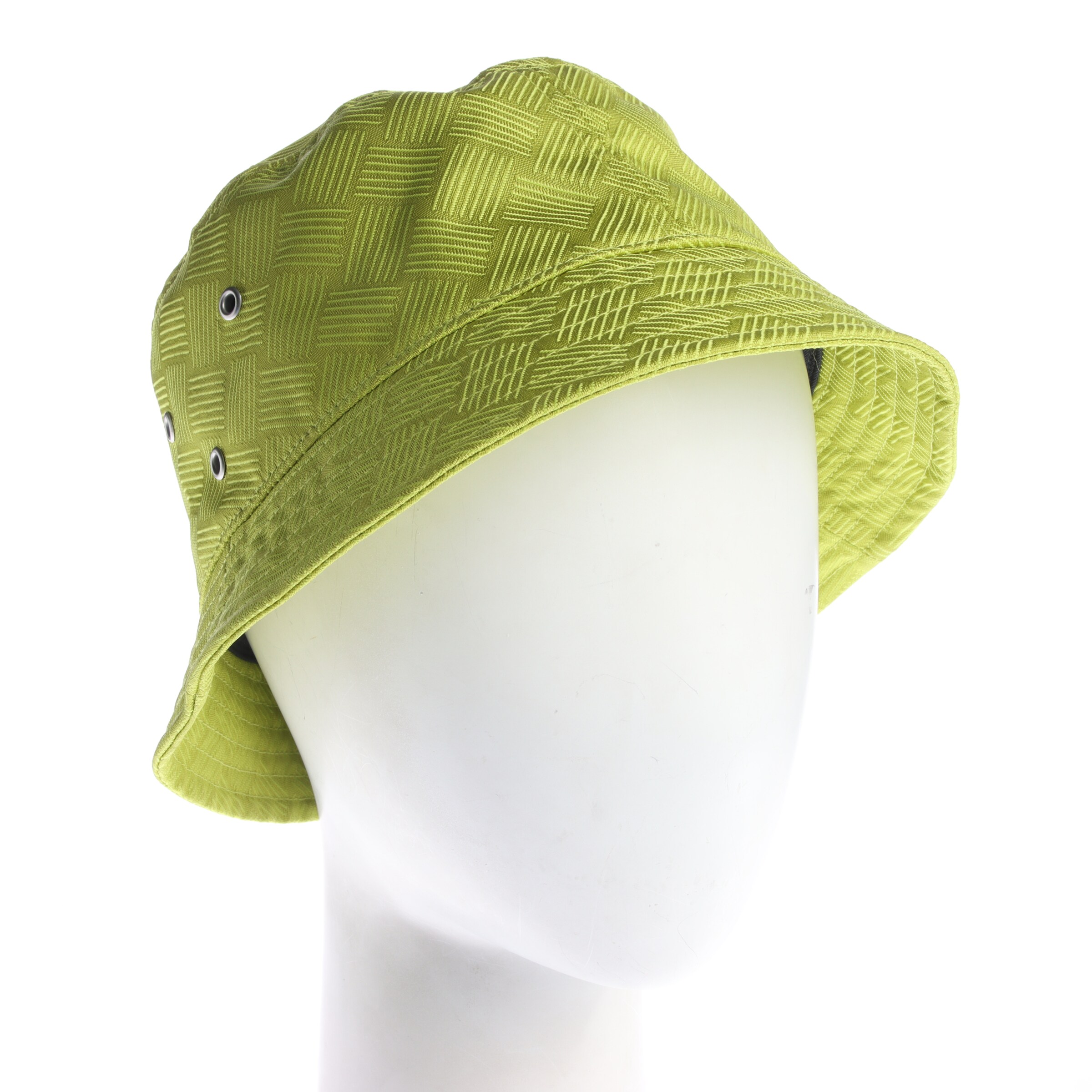 Bottega Veneta Hat & Cap in L in Green: front