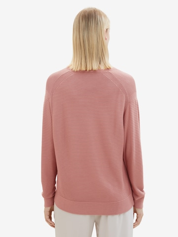 TOM TAILOR Pullover in Pink