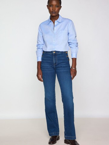 Maison 123 Blouse 'Thomas' in Blue