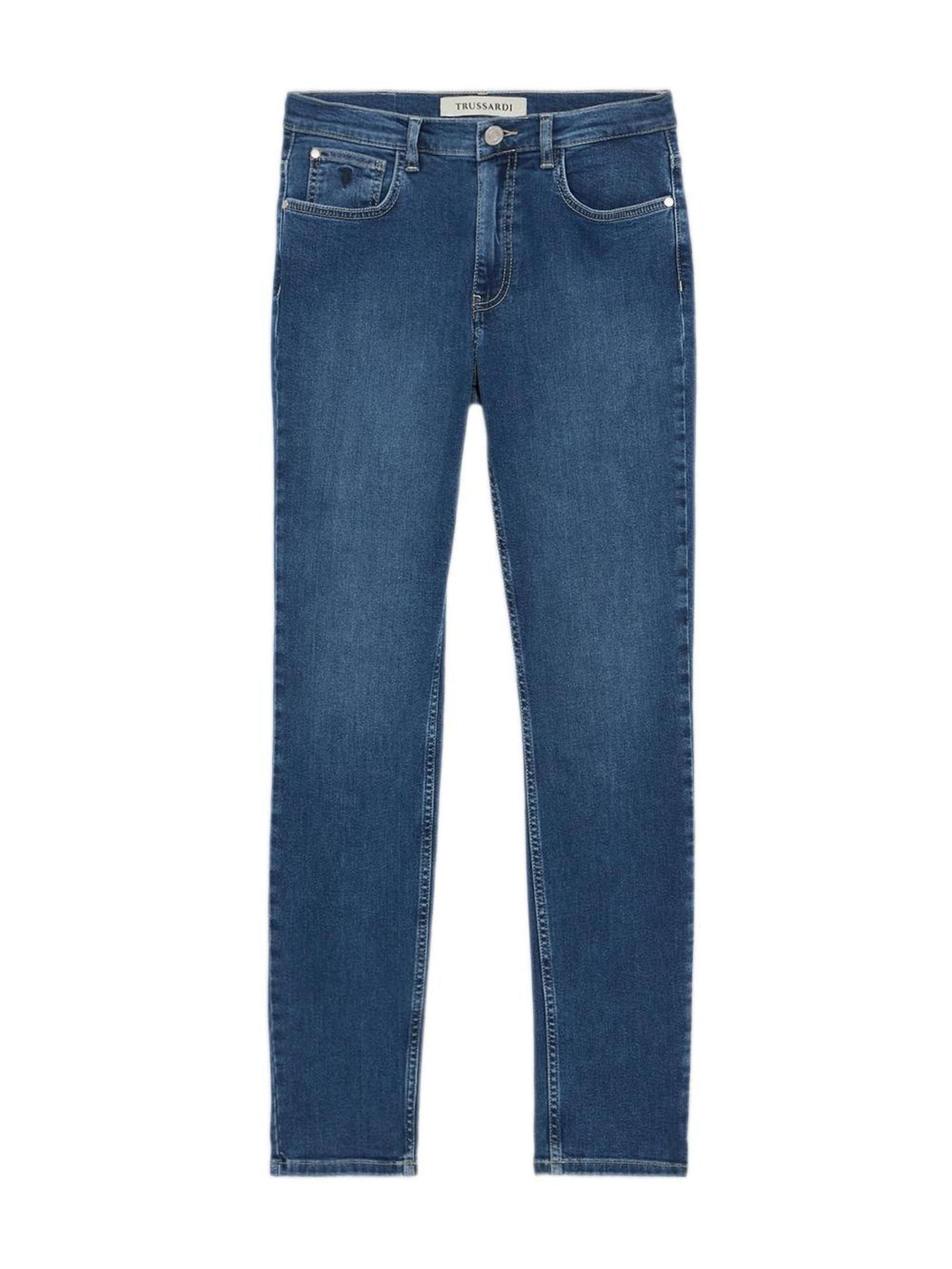 Skinny Jeans di Trussardi in blu: frontale