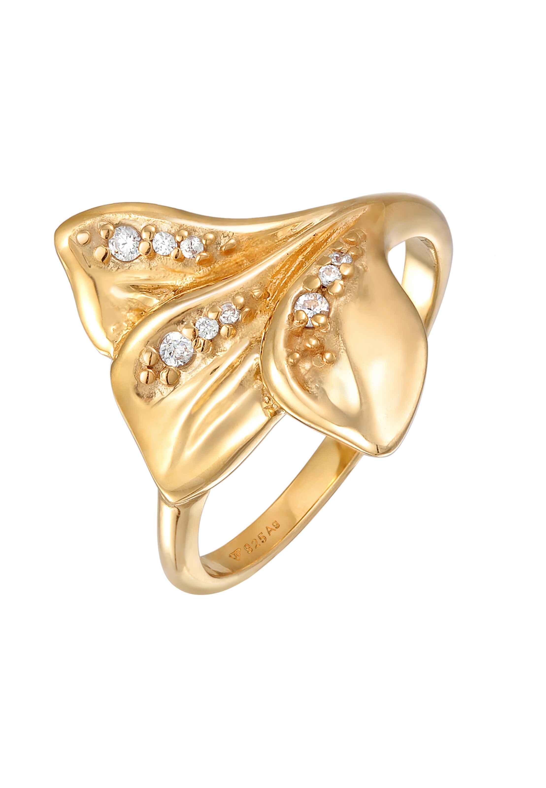 ELLI Ringe in Gold: Vorderseite