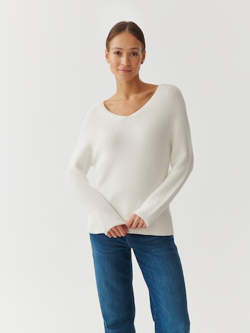 TATUUM Sweater 'BORI' in White: front