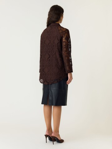 Camicia da donna 'YASAlmi' di YAS in marrone