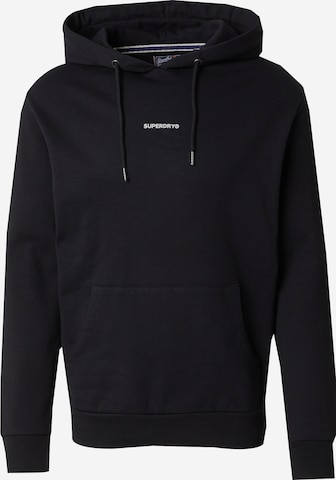Superdry Sweatshirt in Black: front