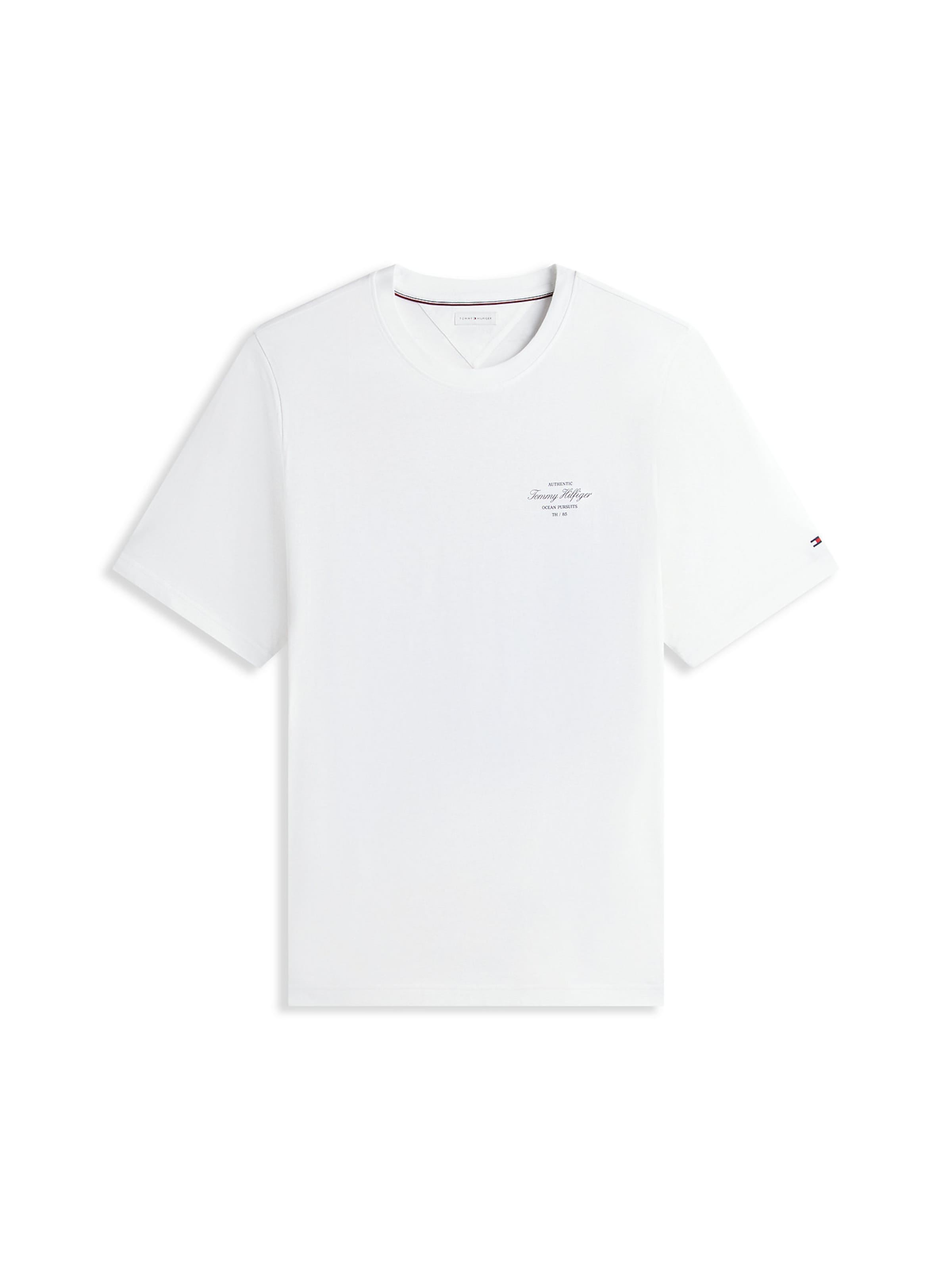 TOMMY HILFIGER T-Shirt in blau / navy / rot / weiß, Produktansicht