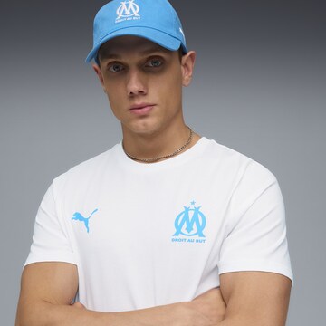 PUMA Functioneel shirt 'Olympique de Marseille FtblEssentials' in Wit
