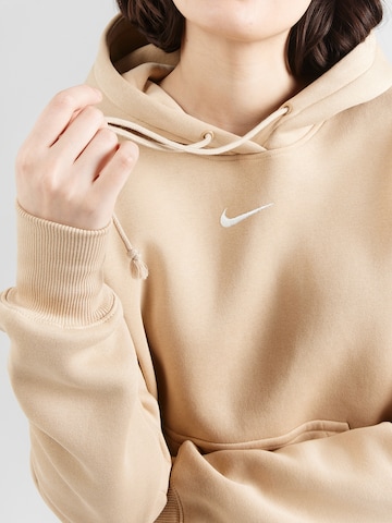 Nike Sportswear - Sweatshirt 'PHNX FLC' em castanho