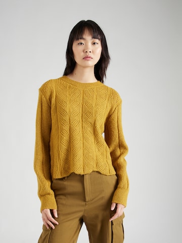 Pull-over 'FREJA' JDY en jaune : devant