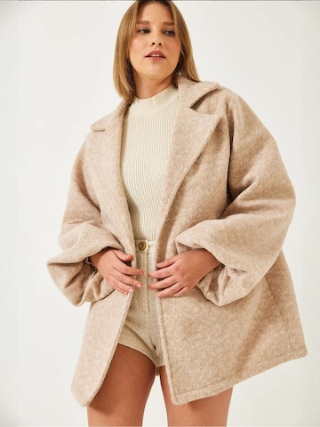 Bianco Lucci Tussenmantel in Beige