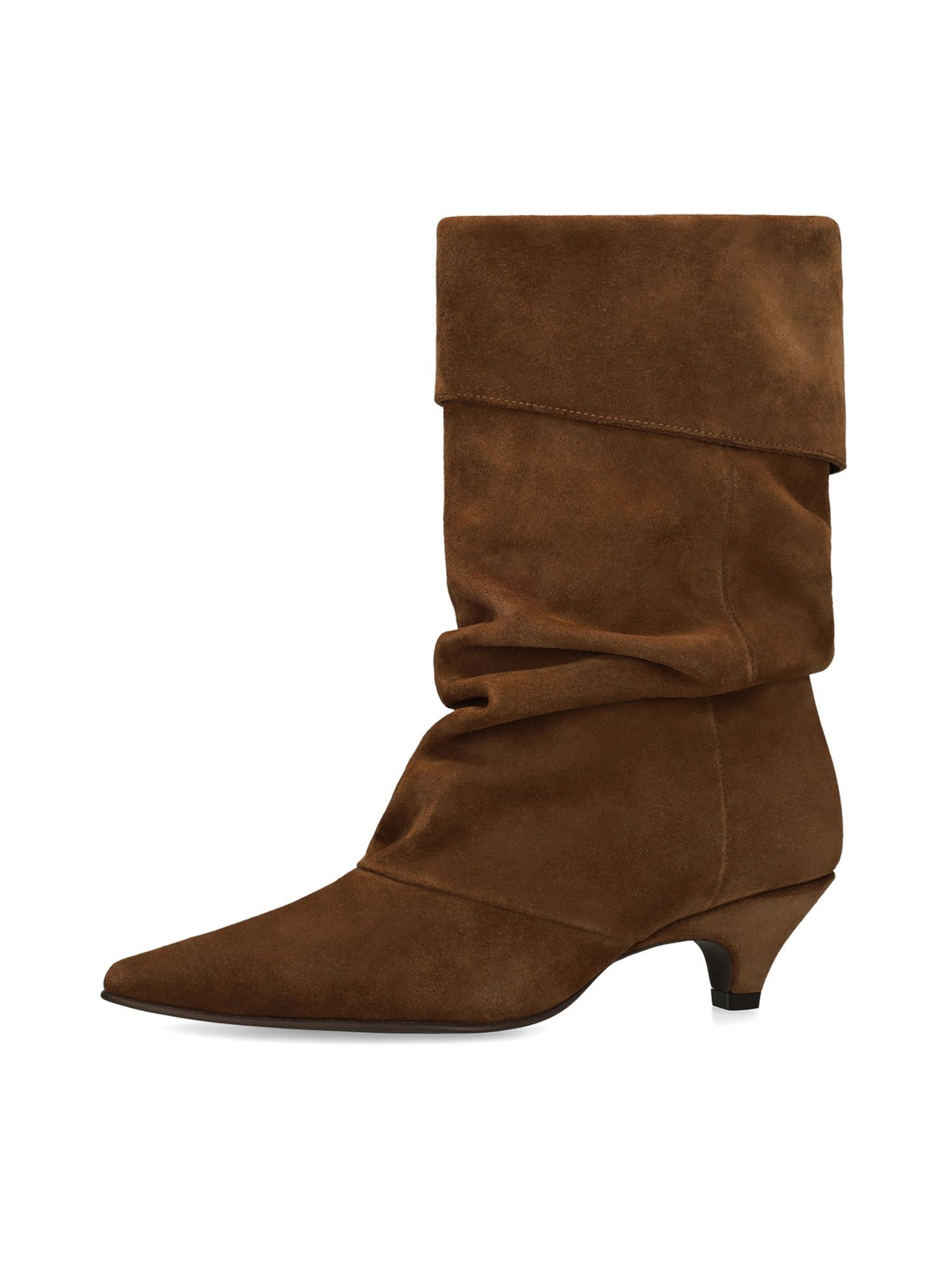 MANFIELD Stiefelette in Braun