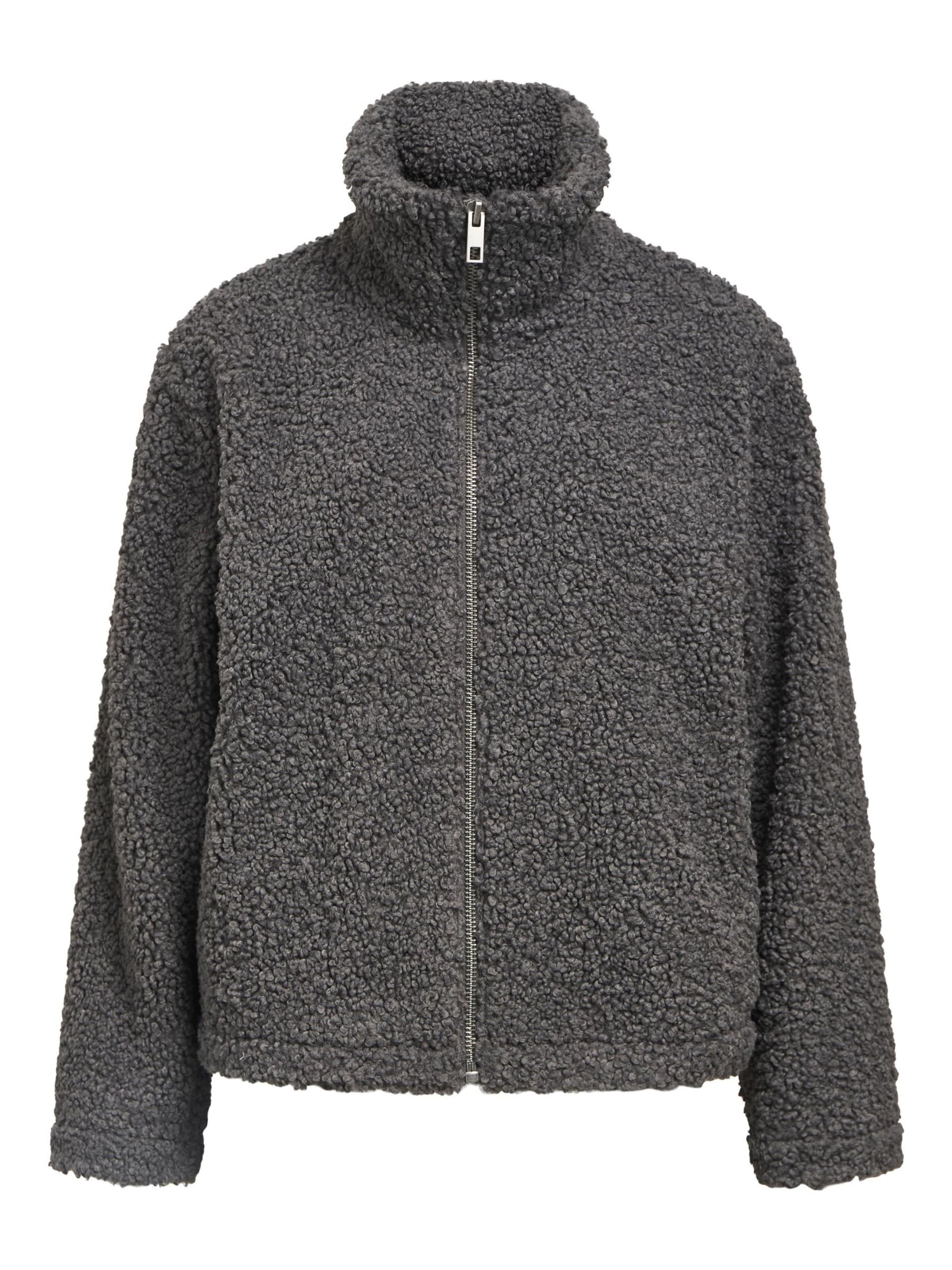 OBJECT Veste mi-saison 'OBJFREYA' en gris foncé, Vue avec produit