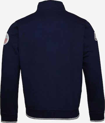 U.S. POLO ASSN. Zip-Up Hoodie in Blue