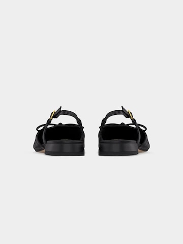Balerini cu curea glezna 'Sensa15' de la CLARKS pe negru: spate