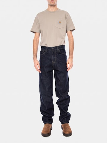 Carhartt WIP Baggy Jeans 'Aaron' in Blauw: voorkant