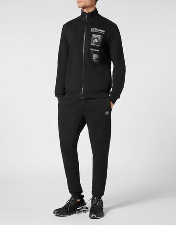 Plein Sport - Casaco em moletão 'Scratch' em preto