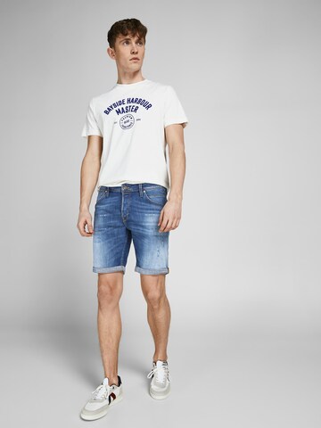 JACK & JONES Szabványos Farmer 'Rick Fox' - kék