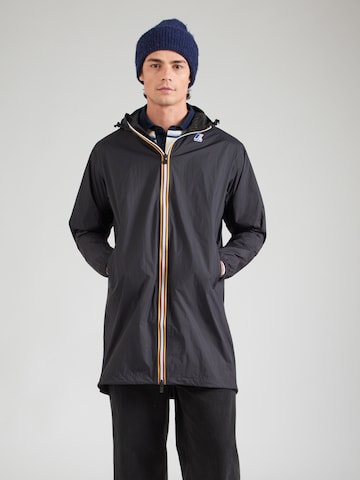 melns K-Way Funkcionāla jaka 'Le Vrai Eiffel 4.0 East': no priekšpuses