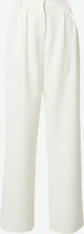 ABOUT YOU Limited - Calças 'Ilka' em branco: frente