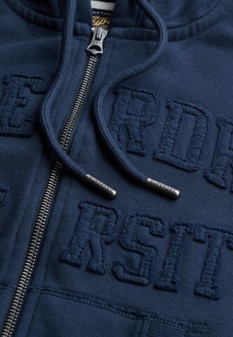 Superdry Sweat jacket in Blue