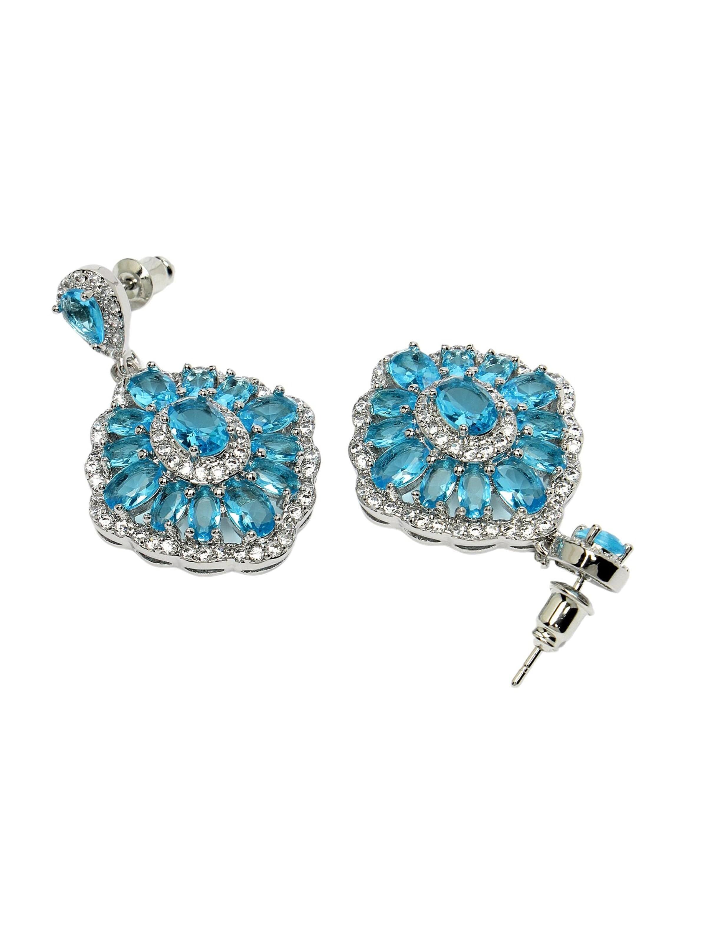 Boucles d'oreilles 'Wandaina' AVANT-GARDE PARIS en bleu