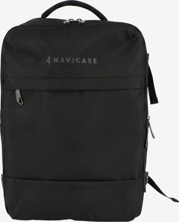 Borsa a spalla 'Borsa Spalla Convertibile Zaino Navigare Poliestere' di Navigare in nero: frontale