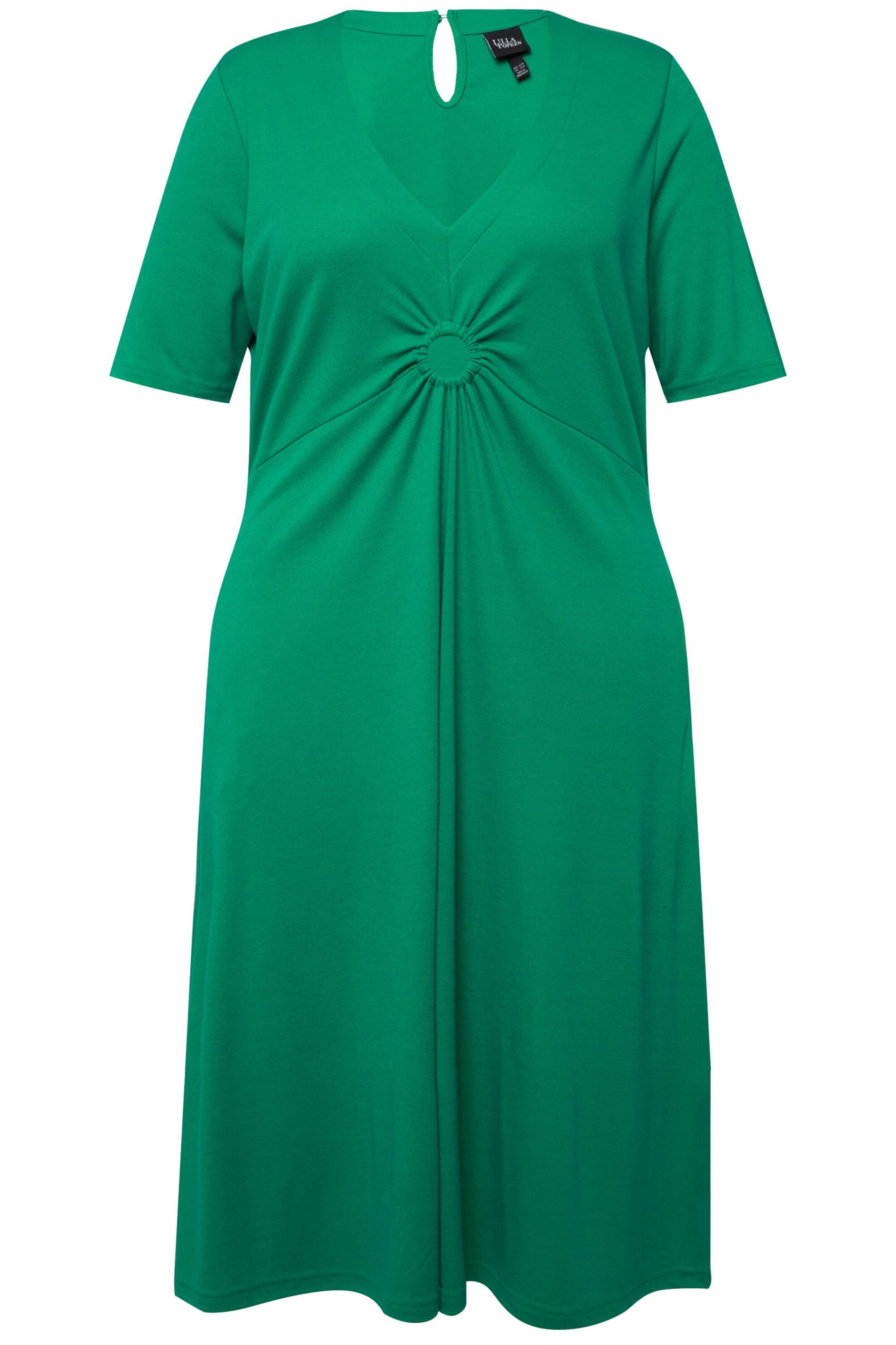 Ulla Popken Jurk in Groen: voorkant